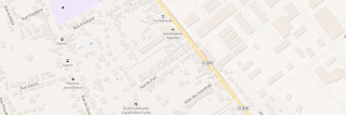 Plan du 10 Rue du Parc à Bourges