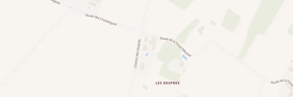 Plan du 3 Che des Després à Montliard
