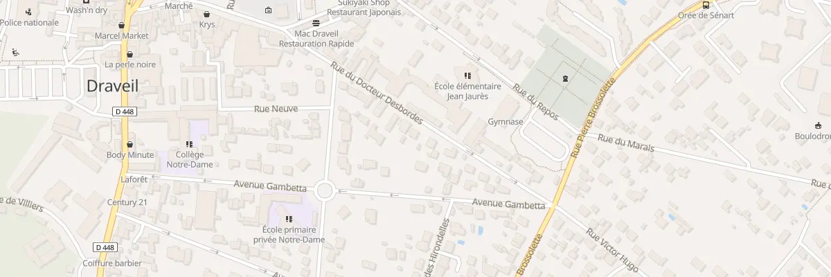 Plan du 18 Rue du Docteur Desbordes à Draveil