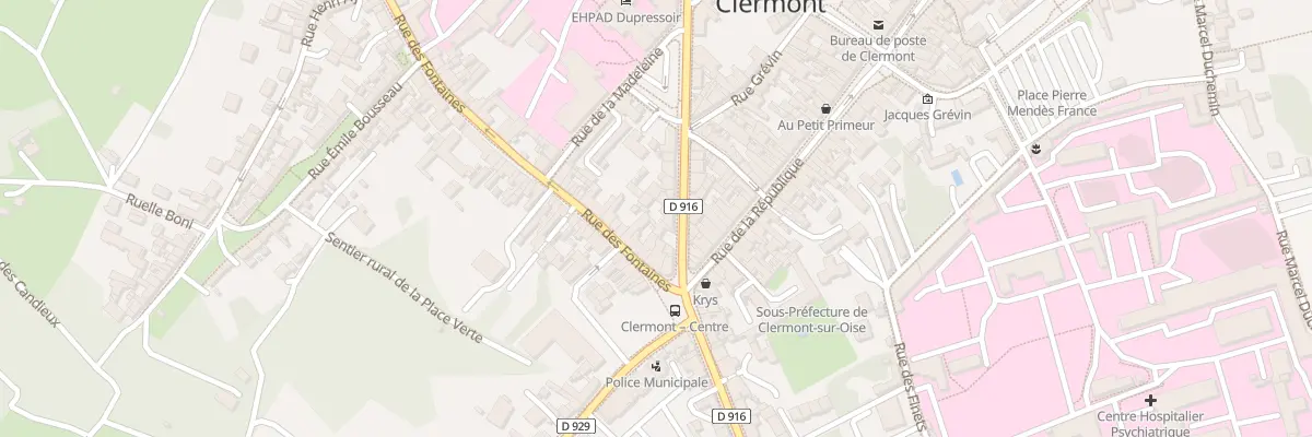 Plan du 5 Rue du Général de Gaulle à Clermont