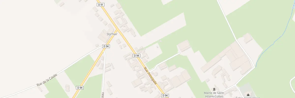 Plan du 677 Rue Principale à Saint-Hilaire-Cottes