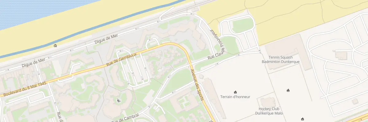 Plan du 411 Rue de Cambrai à Dunkerque