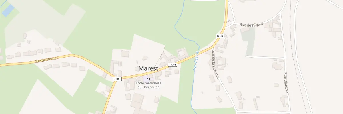 Plan du 7 Rue de la Mairie à Marest