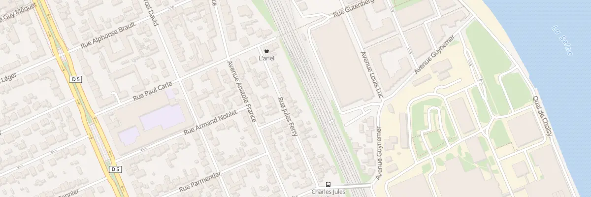 Plan du 15 Rue Jules Ferry à Choisy-le-Roi