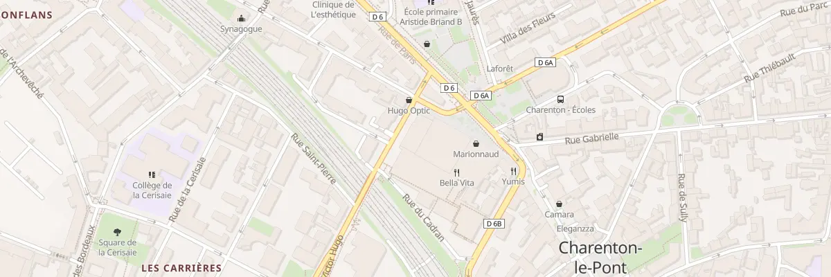 Plan du 36 Rue Victor Hugo à Charenton-le-Pont