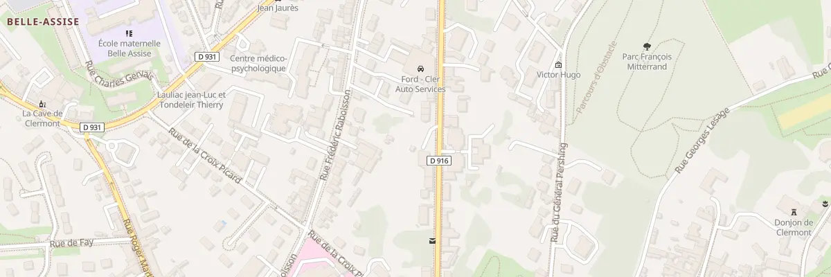 Plan du 63 Rue du Général de Gaulle à Clermont