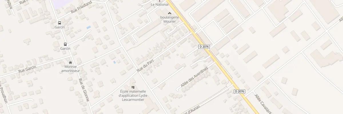 Plan du 11 Rue du Parc à Bourges