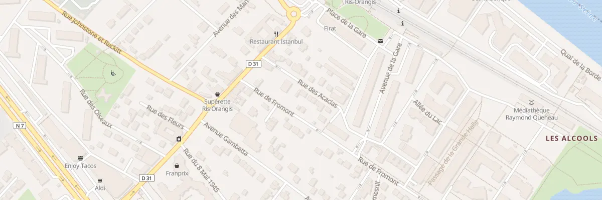 Plan du 102 Rue de Fromont à Ris-Orangis
