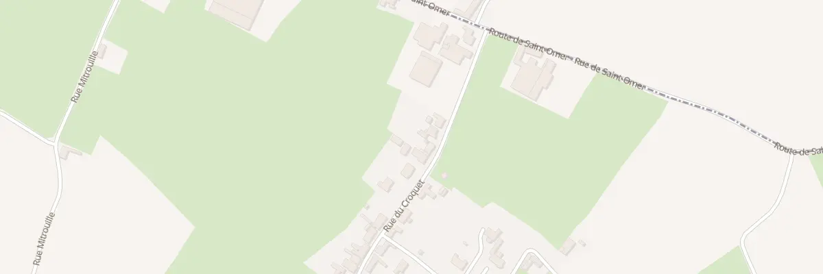 Plan du 1259 Rue du Croquet à Blaringhem