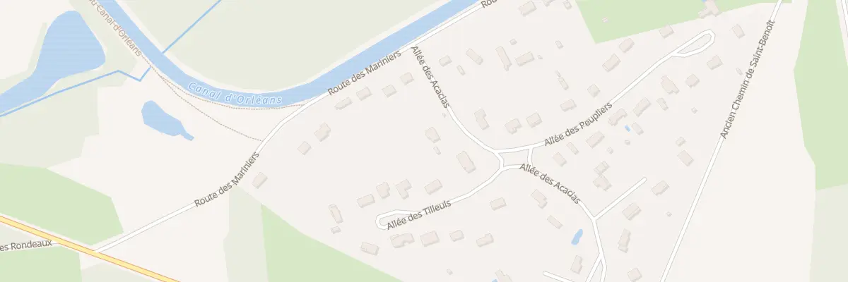Plan du 4 All des Accacias à Châtenoy