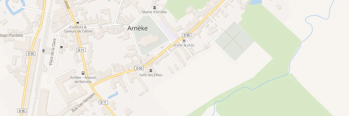 Plan du 1 Rue de l’ancienne brasserie à Arnèke