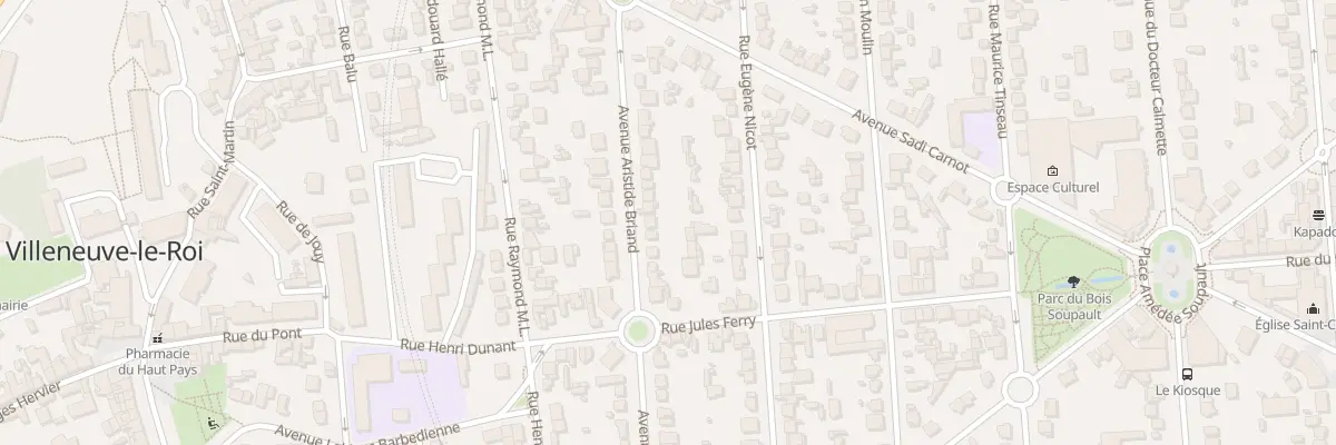 Plan du 48 Av Aristide Briand à Villeneuve-le-Roi