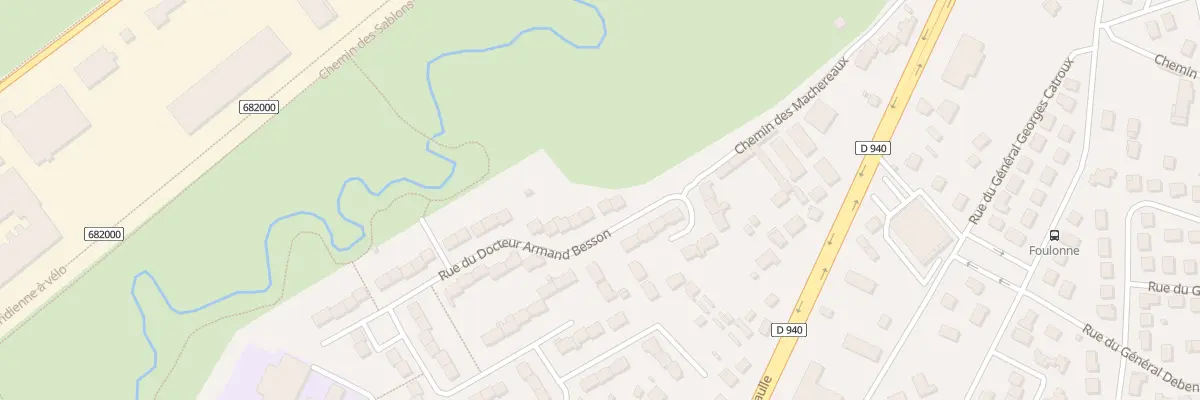 Plan du 39 Rue du Doc Armand Besson à Bourges
