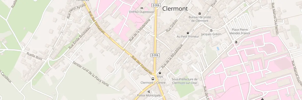 Plan du 11 Rue du Général de Gaulle à Clermont