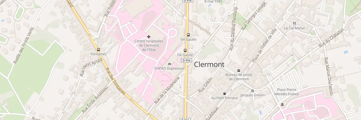 Plan du 23 Rue du Général de Gaulle à Clermont