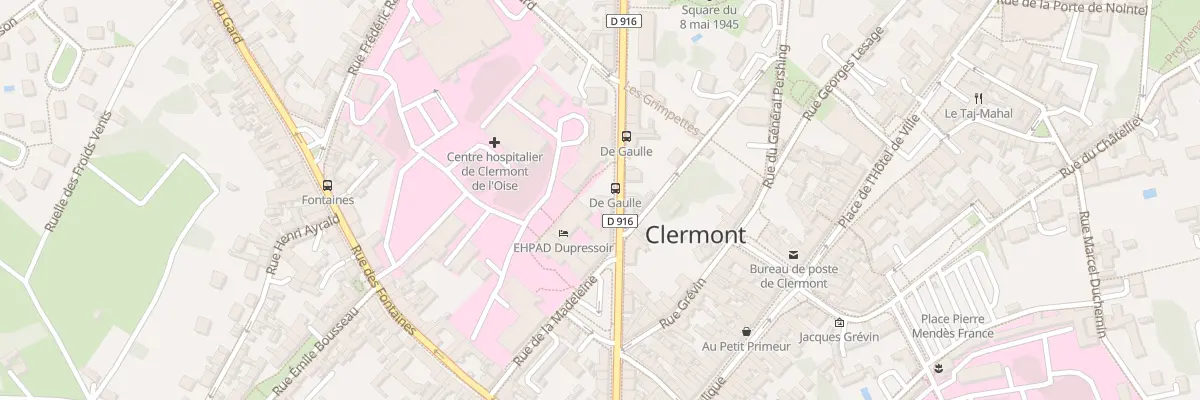Plan du 25 Rue du Général de Gaulle à Clermont