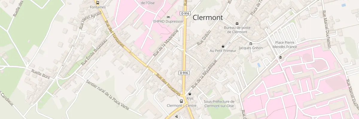 Plan du 15B Rue du Général de Gaulle à Clermont