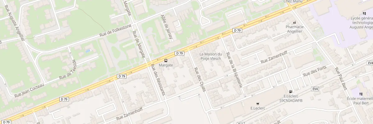 Plan du 127 Rue des Oyats à Dunkerque