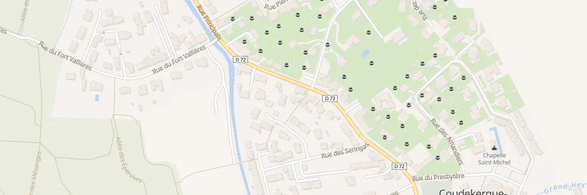 Plan du 14B Rue Principale CD 72 à Téteghem-Coudekerque-Village