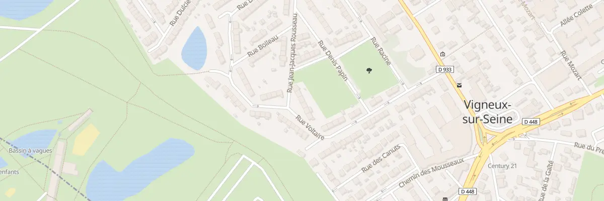 Plan du 19 Rue Voltaire à Vigneux-sur-Seine
