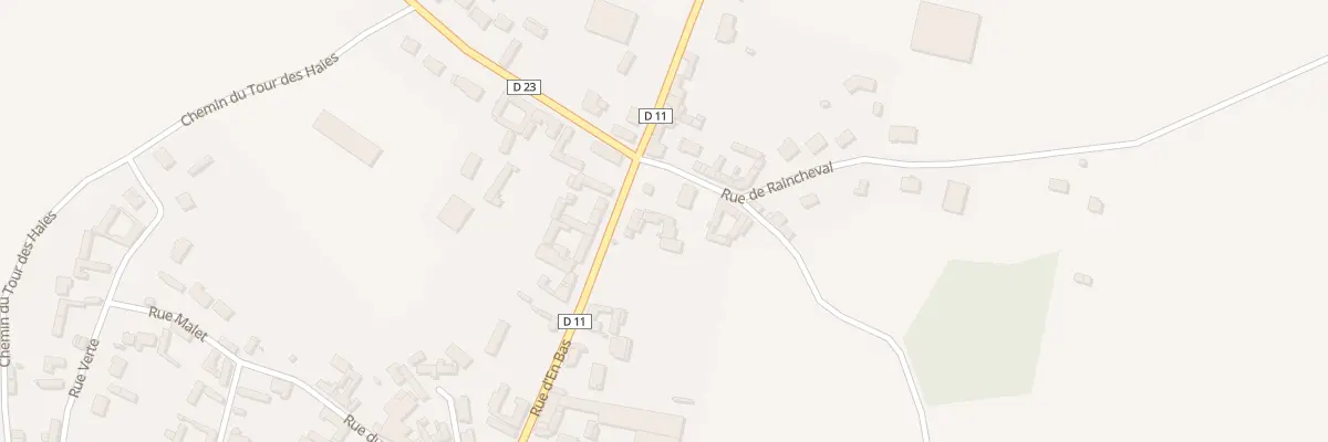 Plan du 18 Rue d’En Bas à Puchevillers