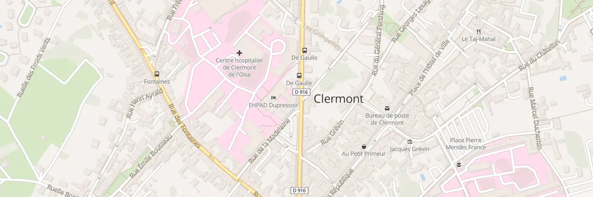 Plan du 21 Rue du Général de Gaulle à Clermont