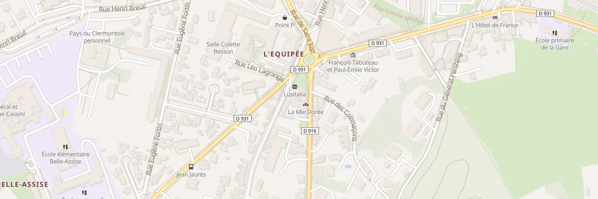 Plan du 97 Rue du Général de Gaulle à Clermont