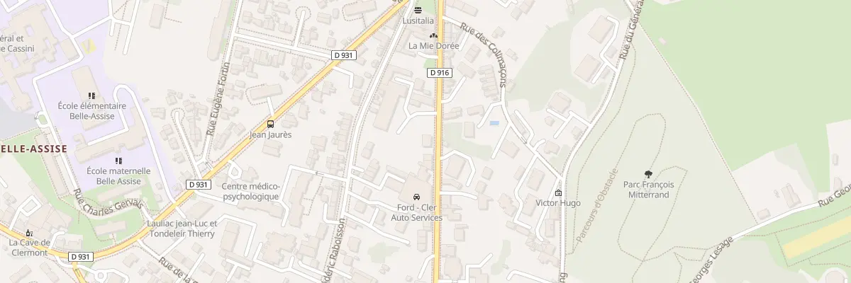 Plan du 85 Rue du Général de Gaulle à Clermont