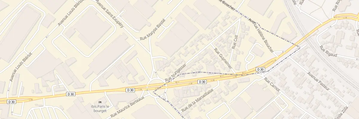 Plan du 15 Rue Nungesser à La Courneuve