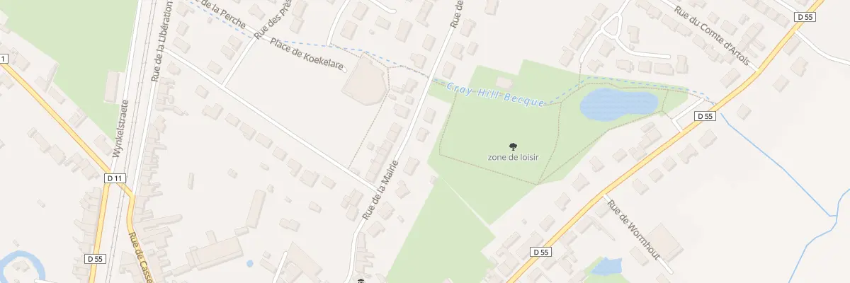 Plan du 24 Rue de la Mairie à Arnèke