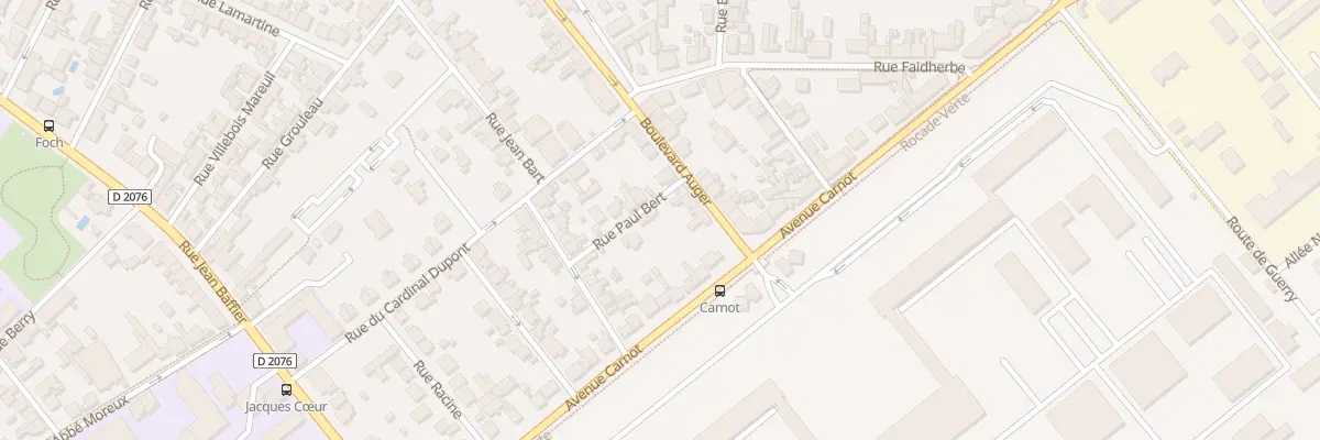 Plan du 5 Rue Paul Bert à Bourges