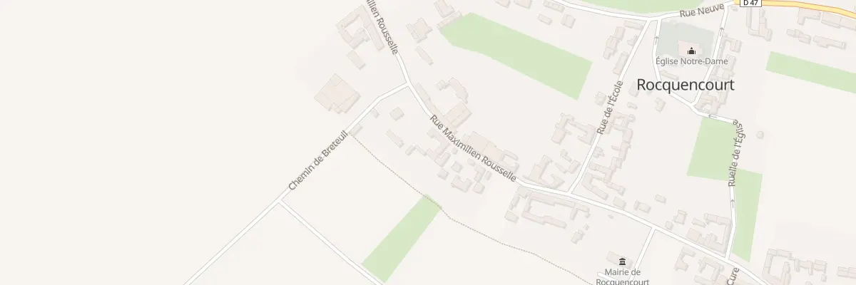 Plan du 43 Rue Maximilien Rousselle à Rocquencourt
