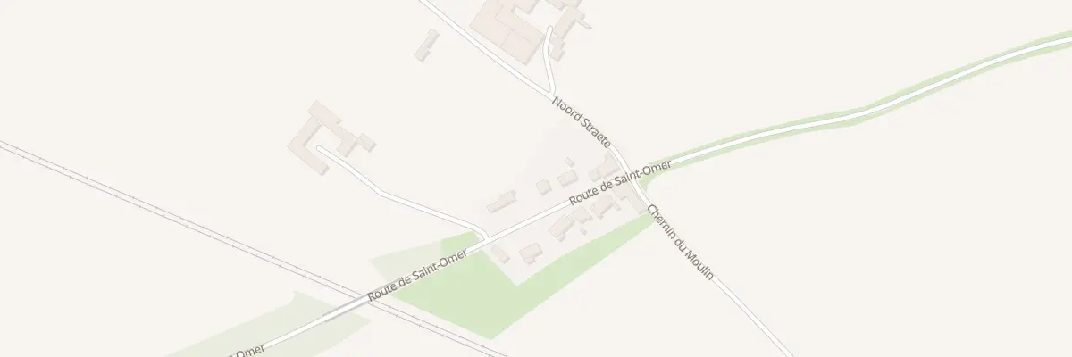 Plan du 1190 Rte de Saint - Omer à Zuytpeene