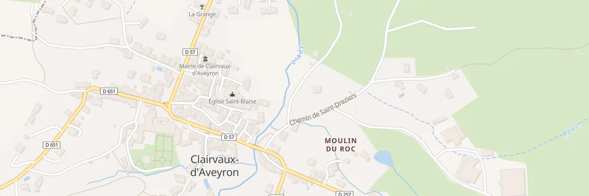 Plan du 3 Che de Saint Dreziers à Clairvaux-d’Aveyron