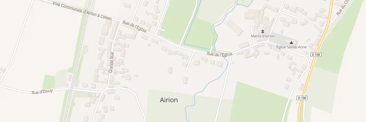 Plan du 23B Rue de l’Eglise à Airion