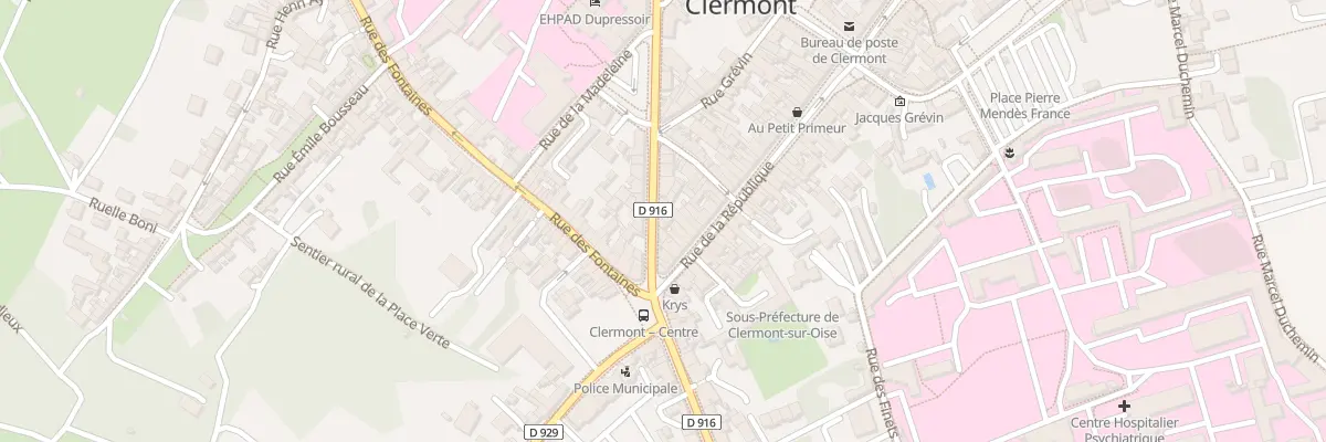Plan du 8 Rue du Général de Gaulle à Clermont