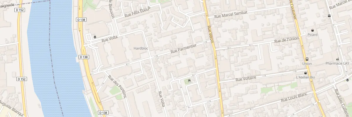 Plan du 26 Rue Parmentier à Alfortville