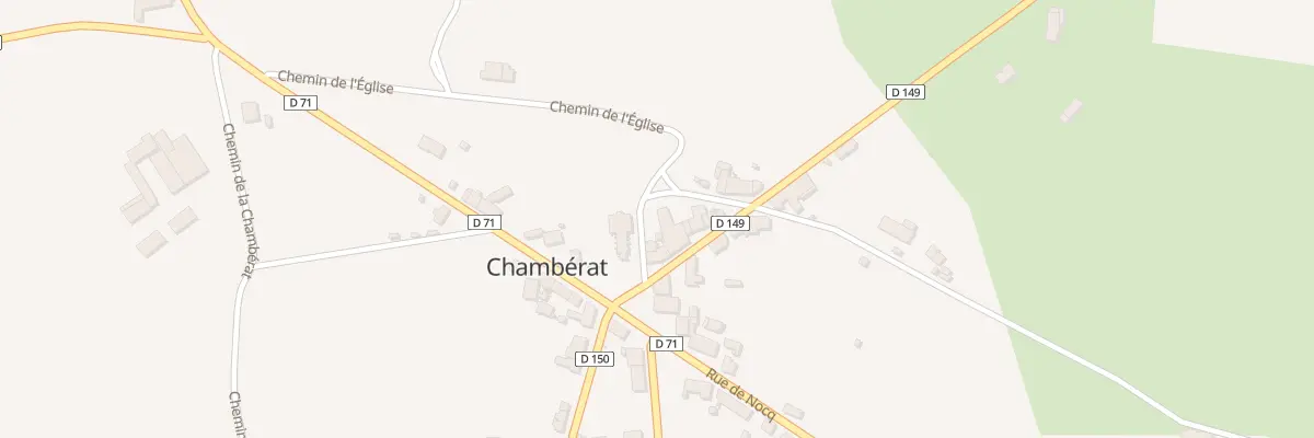 Plan du 2 Che de l’Eglise à Chambérat