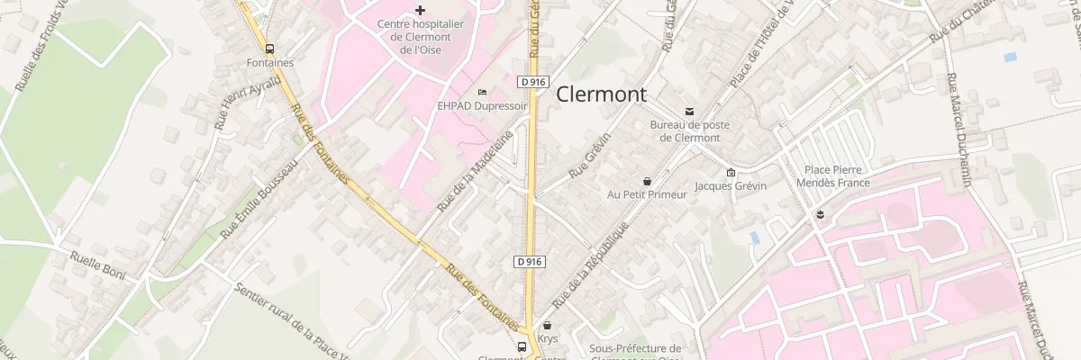 Plan du 20 Rue du Général de Gaulle à Clermont
