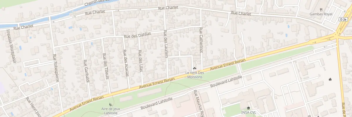 Plan du 11 Imp du barreau Vert à Bourges