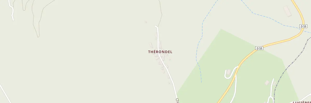 Plan du 313 Che de Thérondel à Vabre