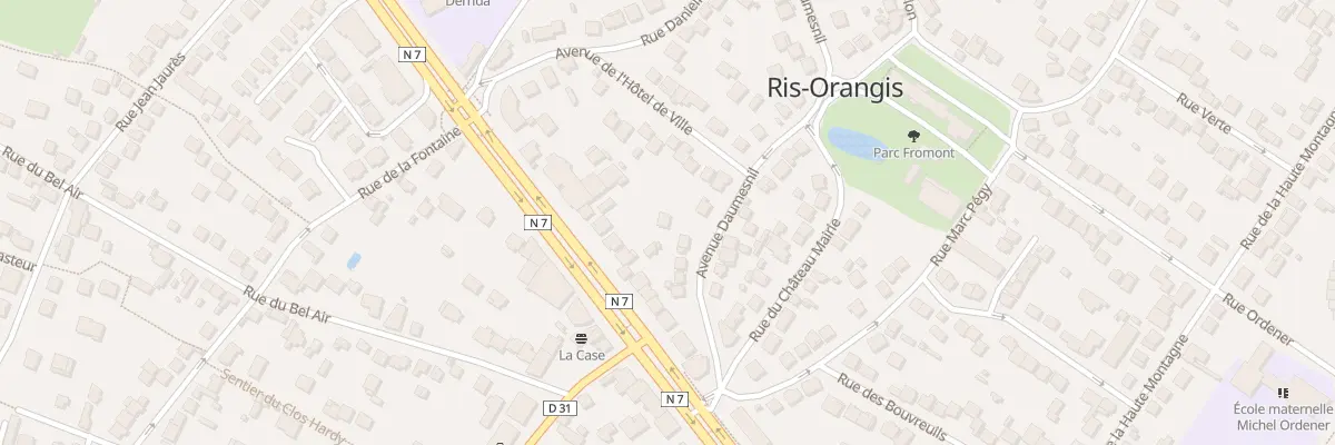 Plan du 62 Av Daumesnil à Ris-Orangis