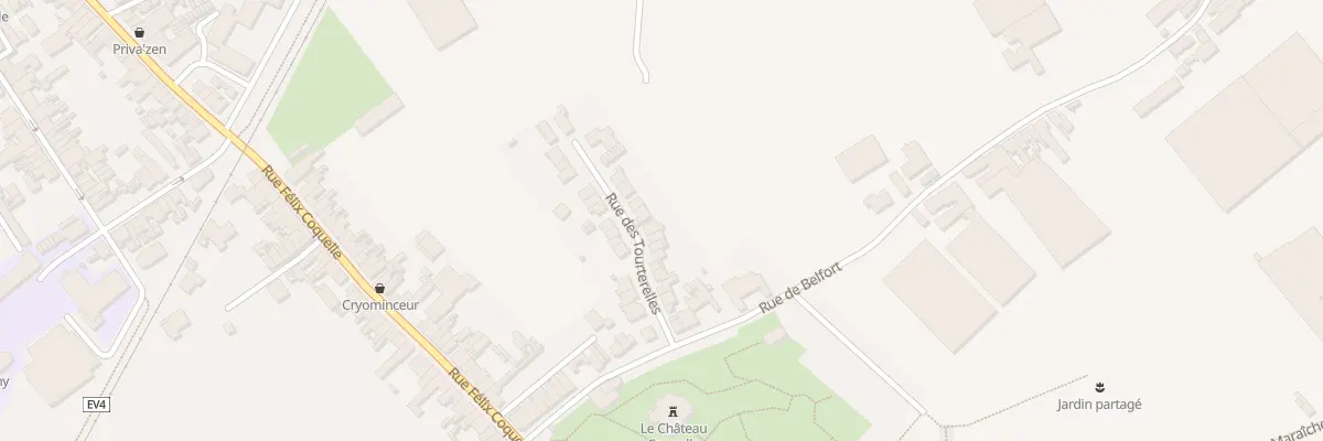 Plan du 72 Rue des Tourterelles à Dunkerque