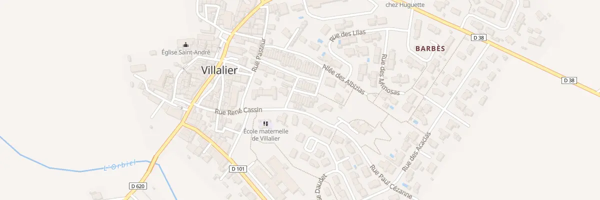 Plan du 188 Croix Saint-james à Villalier