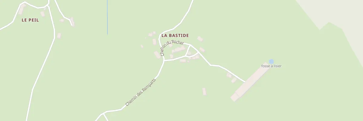 Plan du 5373 La Bastide à Anglards-de-Salers