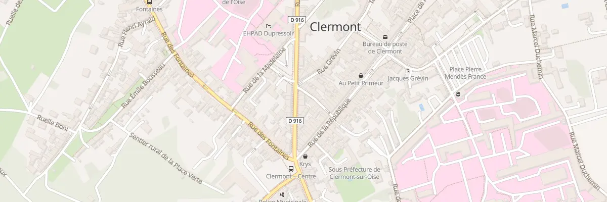 Plan du 12 Rue du Général de Gaulle à Clermont