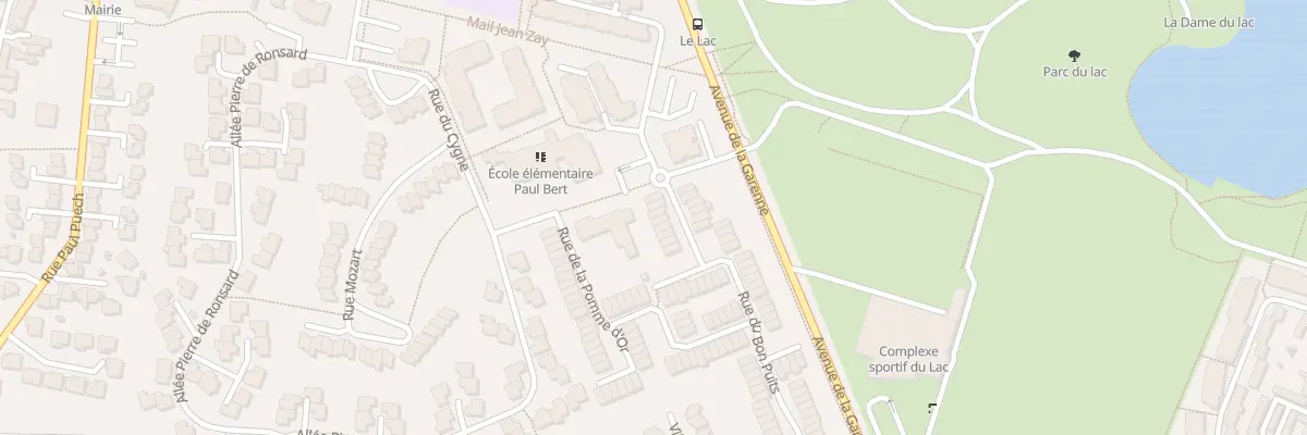 Plan du 6 Rue du Bon Puits à Évry-Courcouronnes