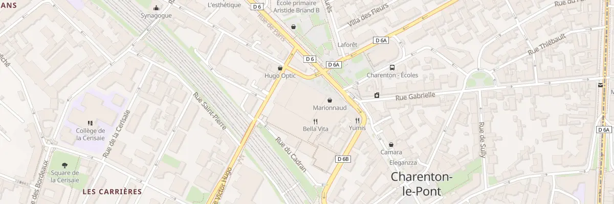 Plan du 75 Rue de Paris à Charenton-le-Pont