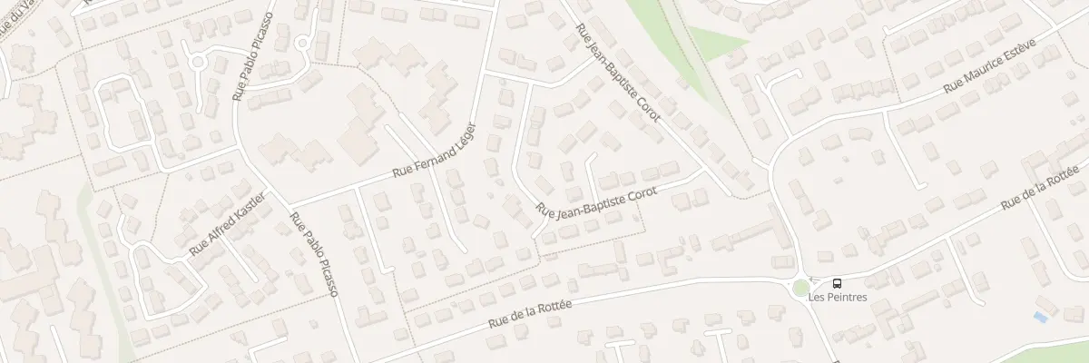 Plan du 36 Rue Jean-Baptiste Corot à Bourges