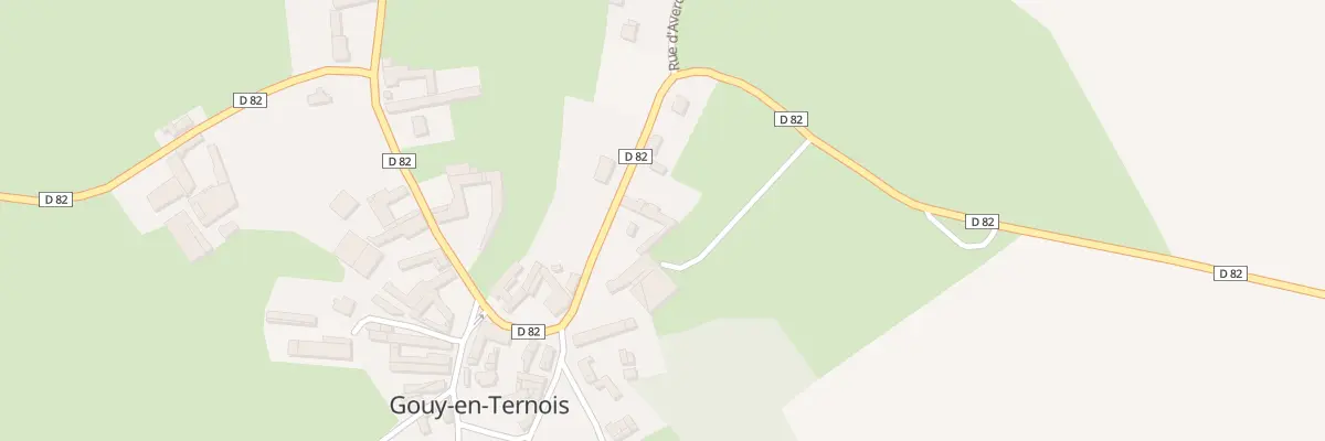 Plan du 8 Rue de Maizieres à Gouy-en-Ternois